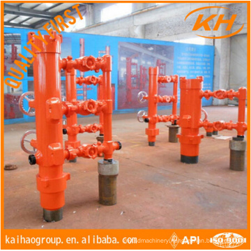 Drill pipe cement head with Single/Double Plug